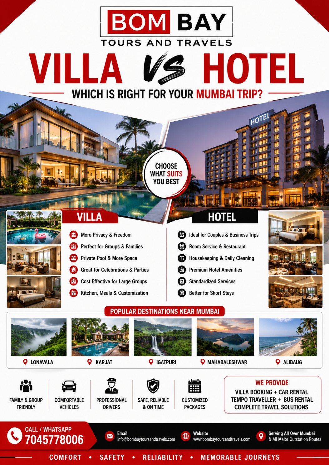 Villa vs Hotel: Which is Right for Your Mumbai Trip?