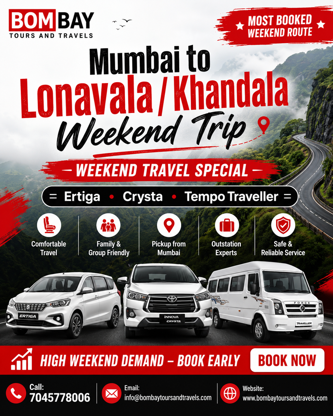 Mumbai to Lonavala / Khandala Weekend Trip
